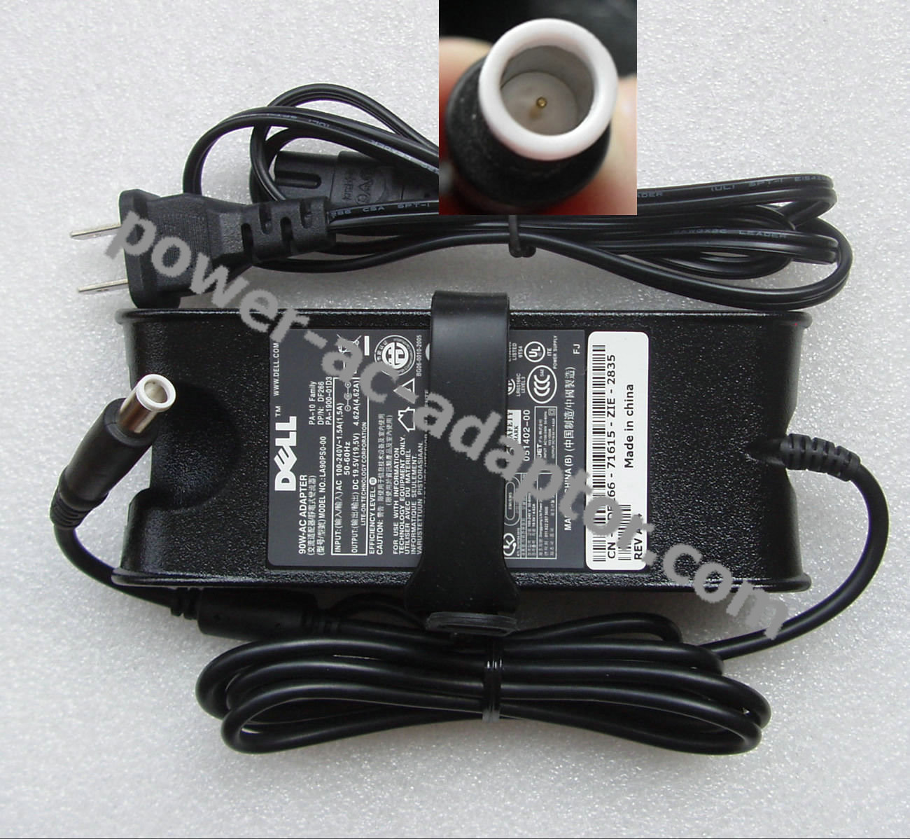 NEW 19.5V 4.62A Dell Inspiron 15z(1570) Notebook AC Adapter